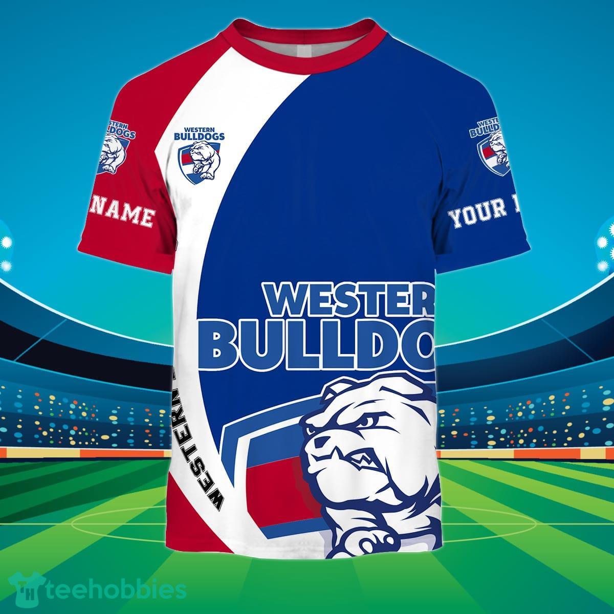 Western Bulldogs Custom Name AFL You Laugh I Laugh For Sports Fan 3D Shirt Product Photo 2