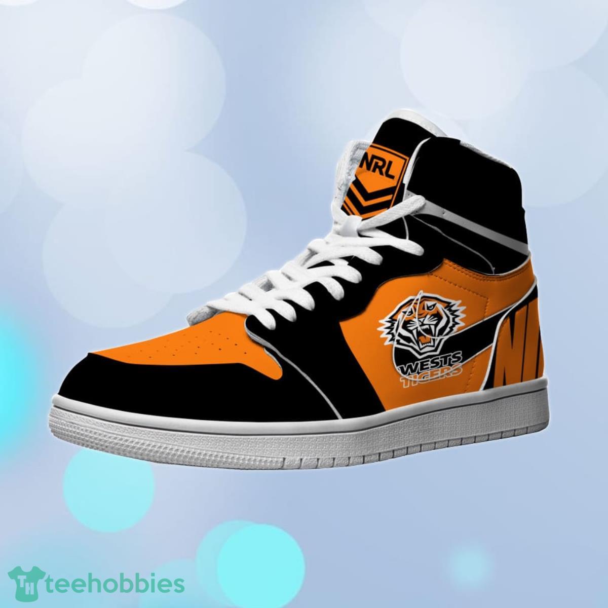 Wests Tigers Club Custom Air Jordan High Top Shoes - Tagotee