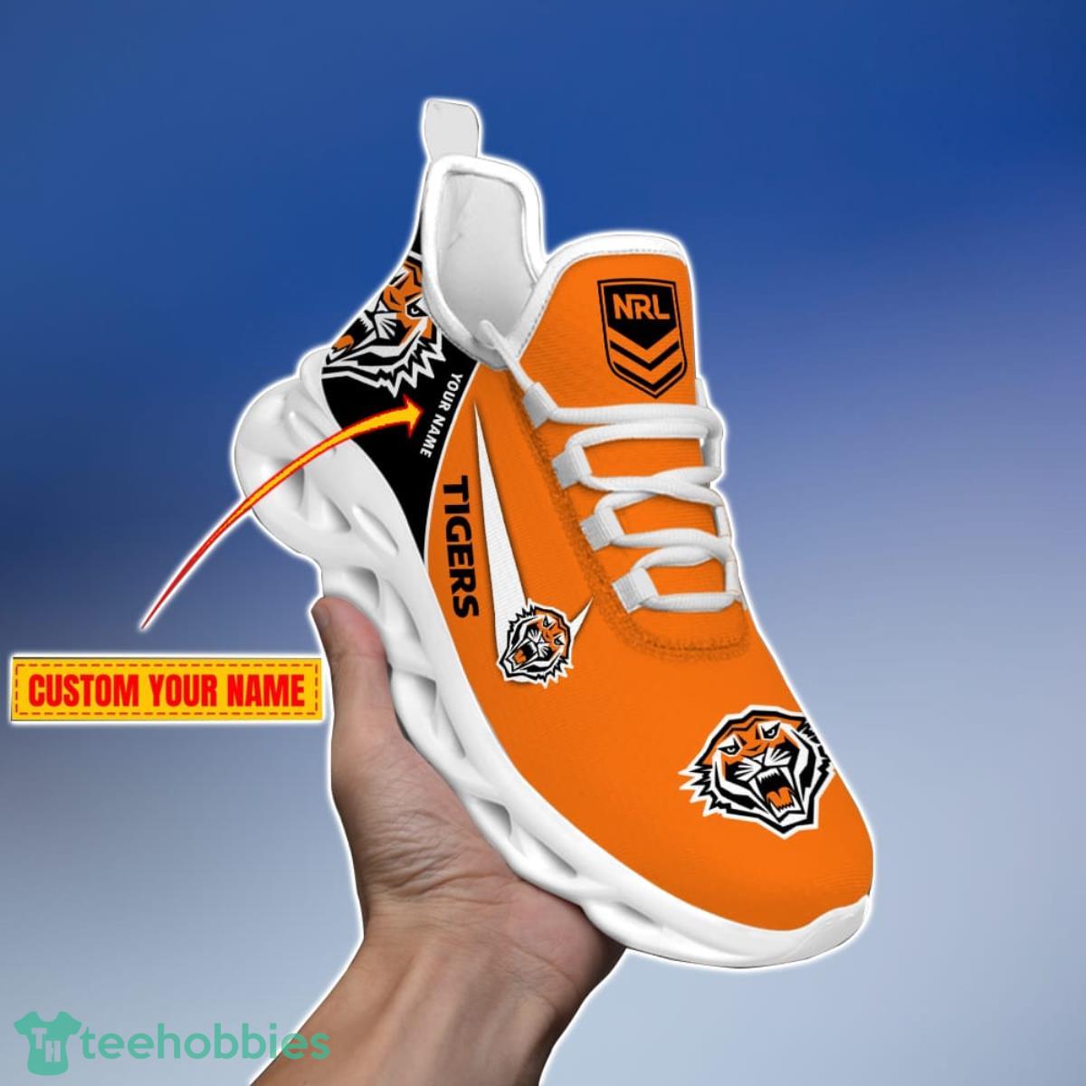 Wests Tigers Personalized Name NRL Max Soul Shoes Gift Fans Product Photo 2