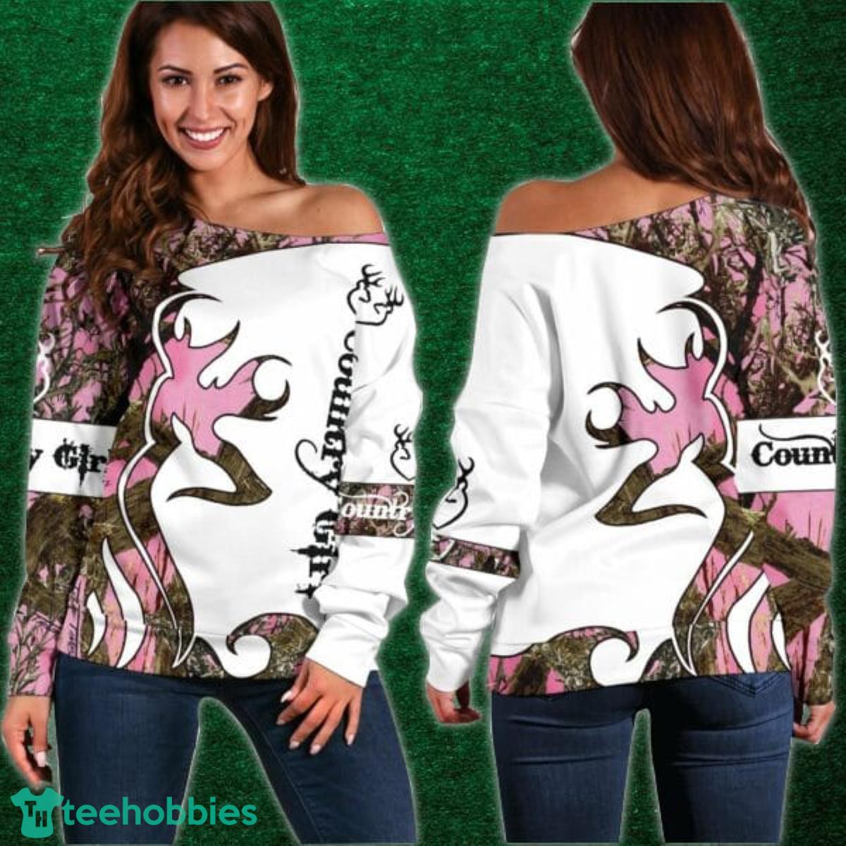 A Country Girl Shoulder Sweater Impressive Gift Product Photo 1