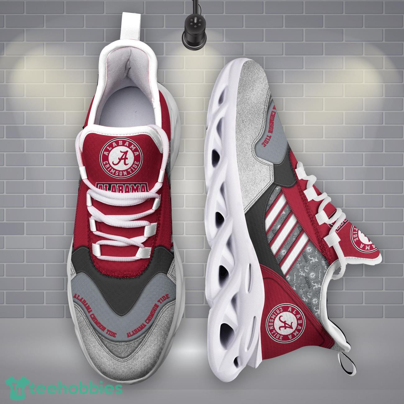 Alabama Crimson Tide NCAA1 Logo Sport Team Max Soul Shoes Clunky Running Sneakers Product Photo 1