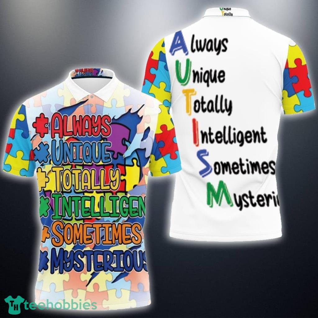 Alaways Unique Totally Intelligent Sometimes Mysterious Polo Shirt Product Photo 1 Alaways Unique Totally Intelligent Sometimes Mysterious Polo Shirt Product Photo 1