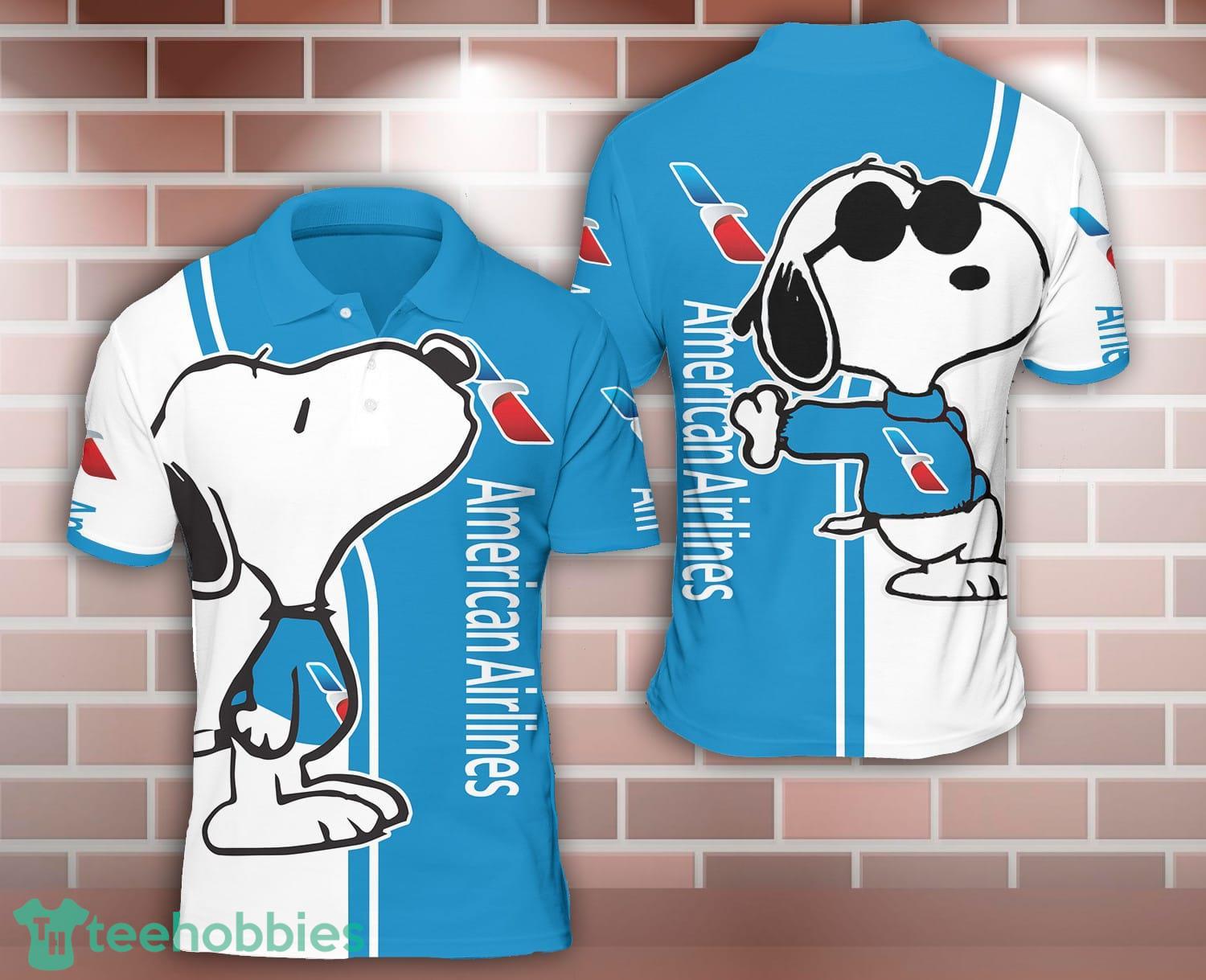 american airlines Snoopy Kiss 3D Polo Shirt For Sport Lover Product Photo 1