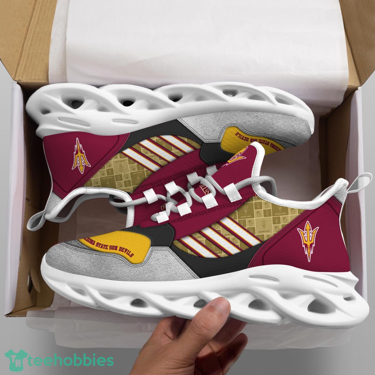 Arizona State Sun Devils NCAA2 Logo Sport Team Max Soul Shoes Clunky Running Sneakers Product Photo 2