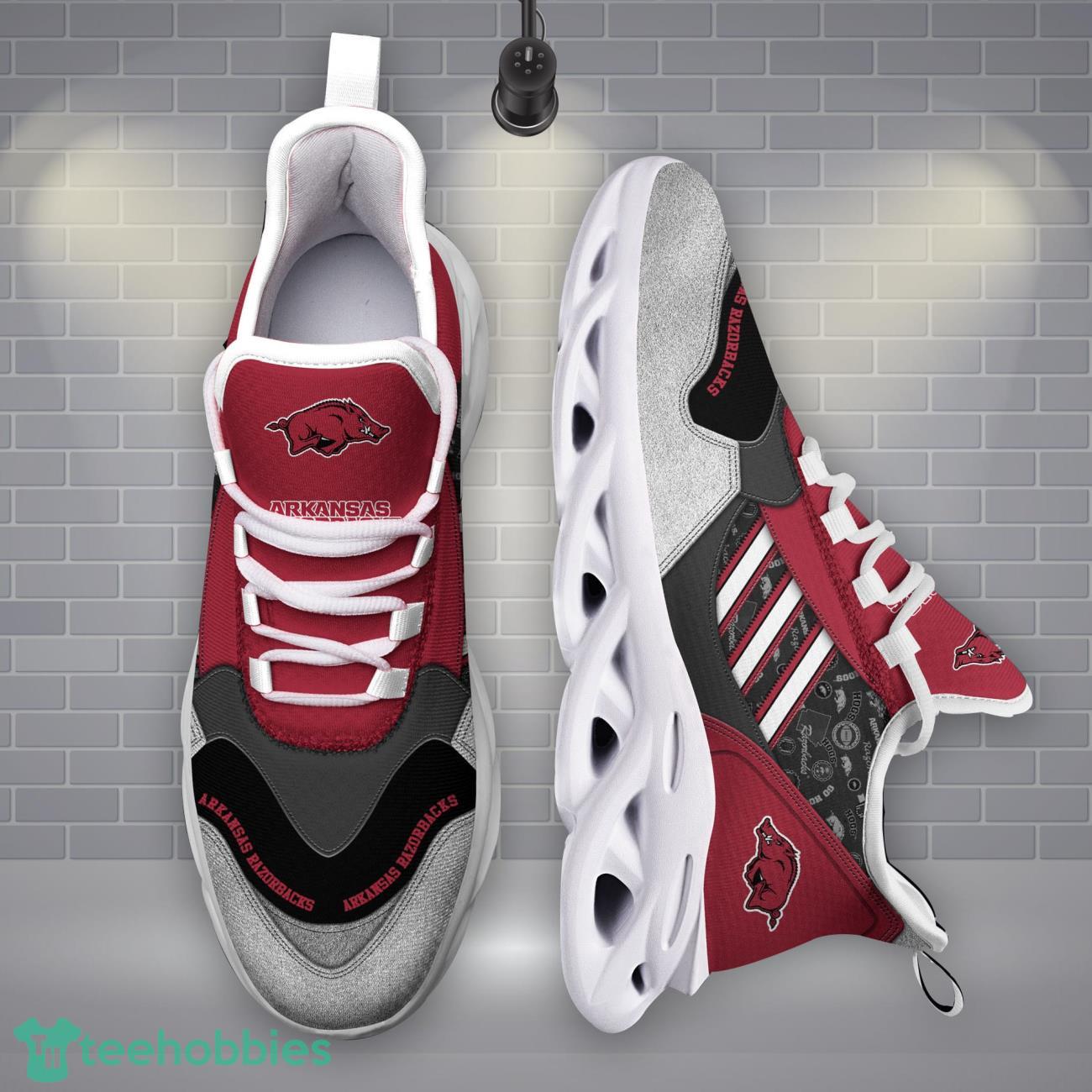 Arkansas Razorbacks NCAA2 Logo Sport Team Max Soul Shoes Clunky Running Sneakers Product Photo 1