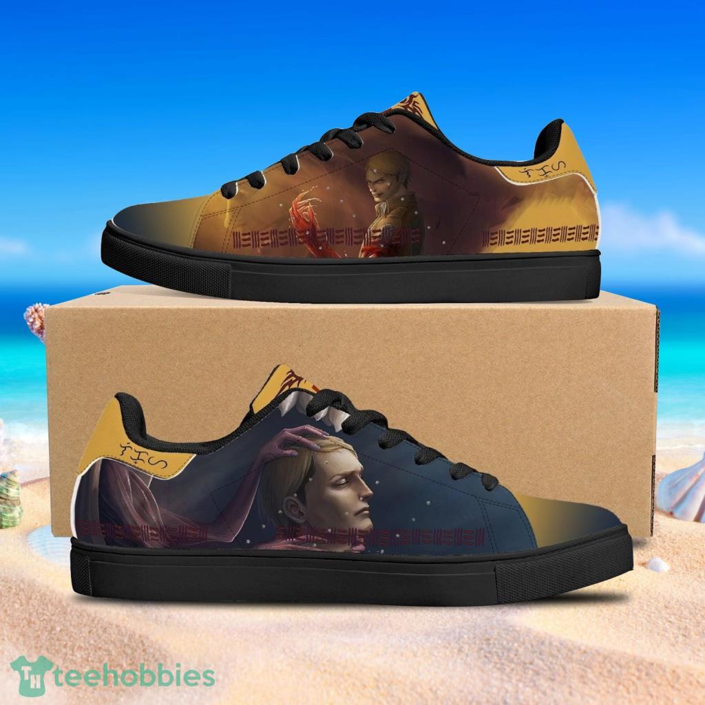 Attack On Titan Erwin Smith Skate Anime Shoes Gift For Men And Women Product Photo 1 Attack On Titan Erwin Smith Skate Anime Shoes Gift For Men And Women Product Photo 1