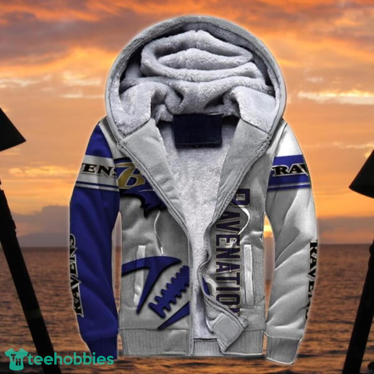 Baltimore Ravens Fleece Jacket 3D Best Gift Product Photo 1