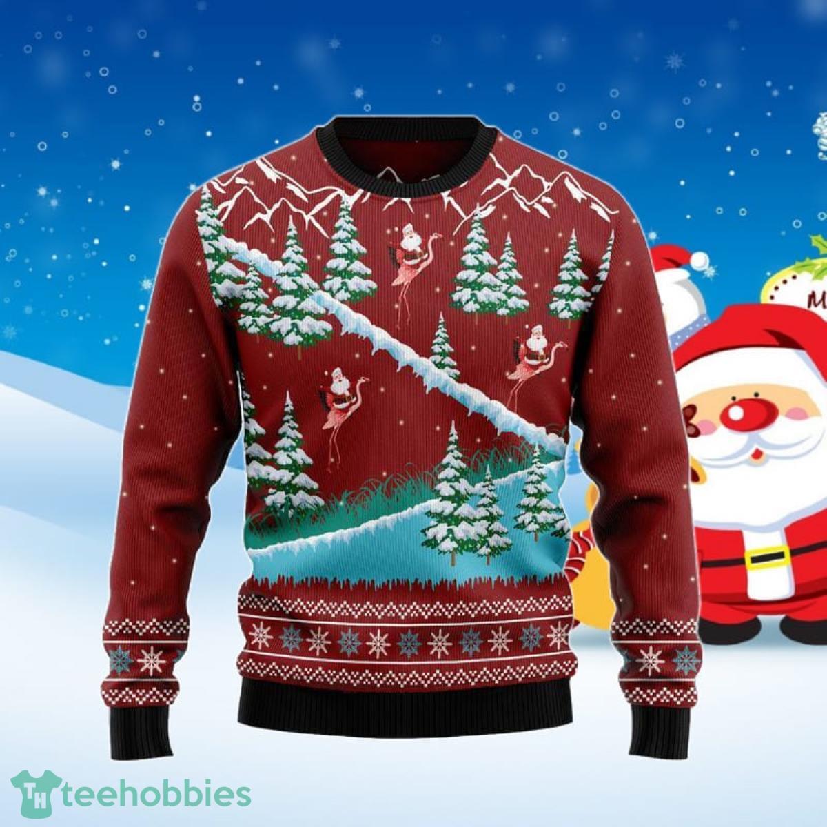 Beautiful Flamingo Ugly Christmas Sweater Best Gift For Men And Women Product Photo 1