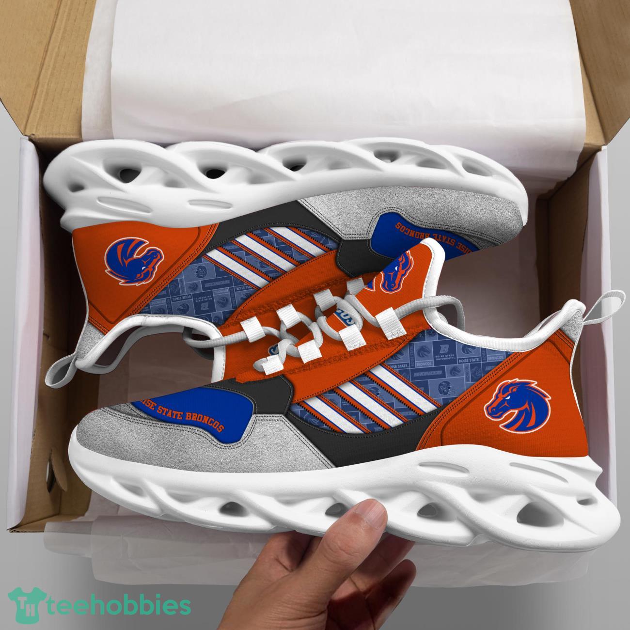 Boise State Broncos NCAA1 Logo Sport Team Max Soul Shoes Clunky Running Sneakers Product Photo 2