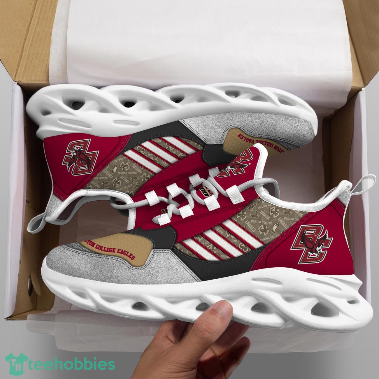 Boston College Eagles NCAA3 Logo Sport Team Max Soul Shoes Clunky Running Sneakers Product Photo 2