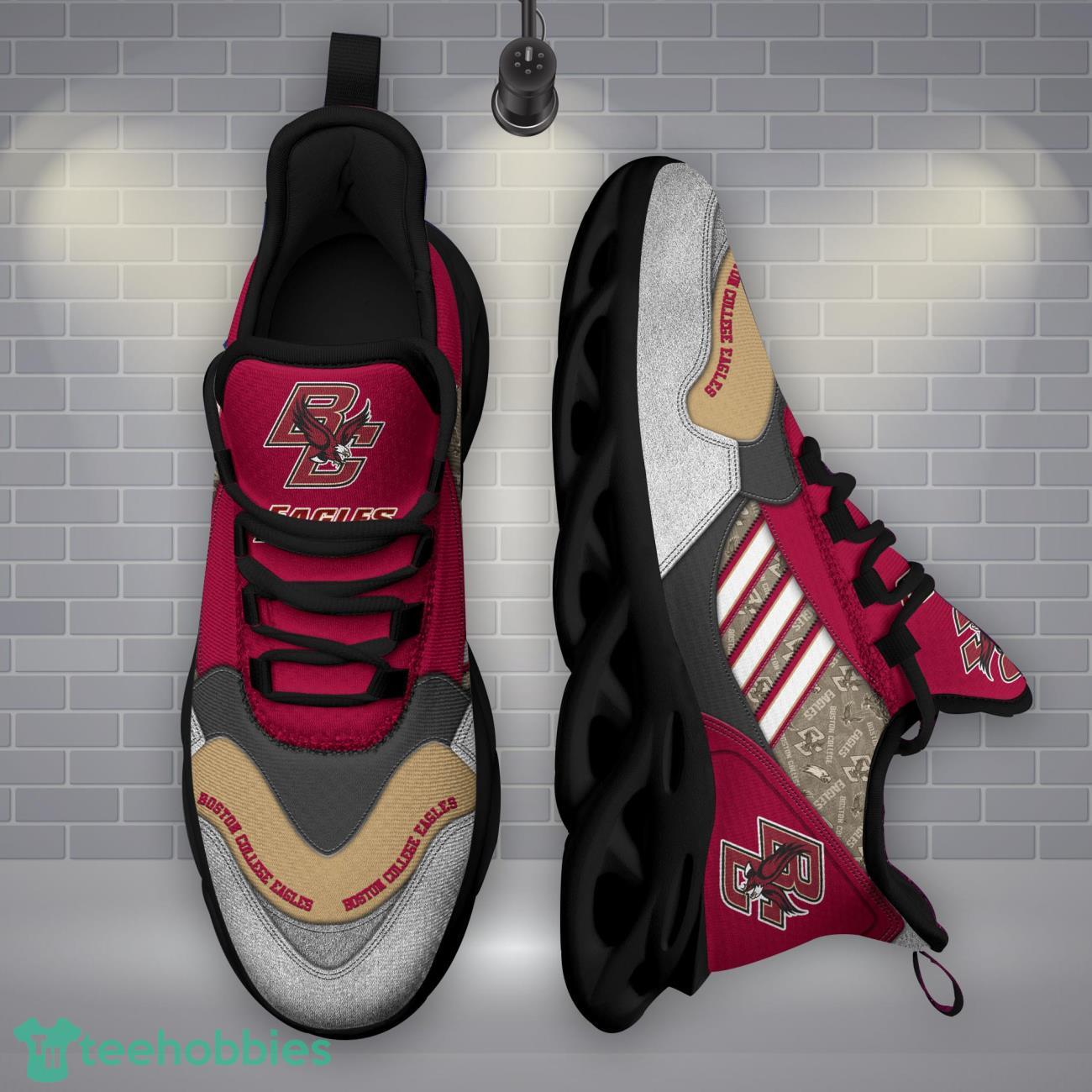 Boston College Eagles NCAA3 Logo Sport Team Max Soul Shoes Clunky Running Sneakers Product Photo 3 Boston College Eagles NCAA3 Logo Sport Team Max Soul Shoes Clunky Running Sneakers Product Photo 3