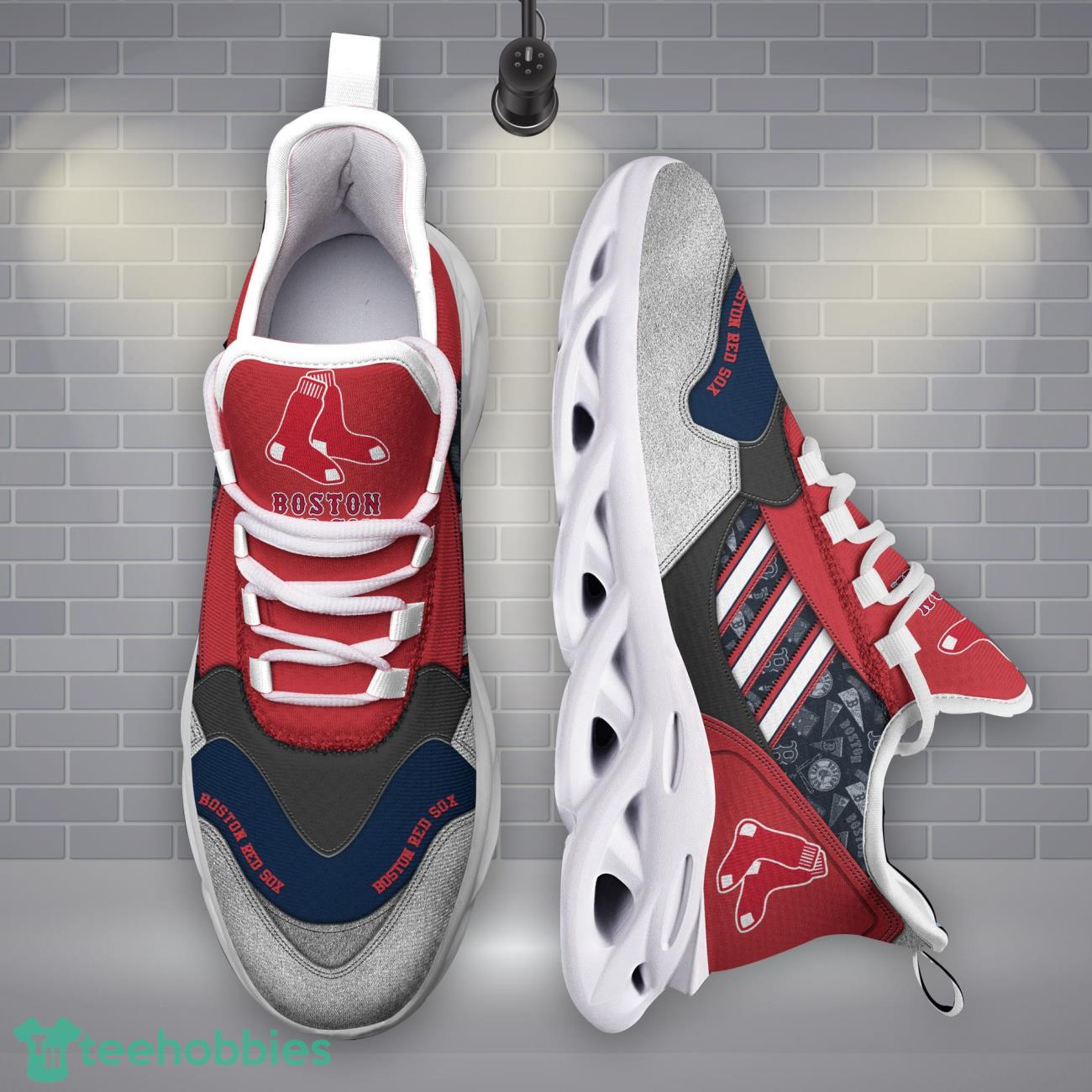 Boston Red Sox MLB Logo Sport Team Max Soul Shoes Clunky Running Sneakers Product Photo 1