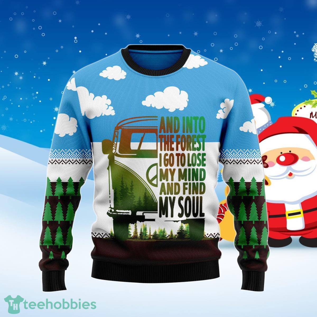 Camping Forest My Soul Ugly Christmas Sweater Best Gift For Men And Women Product Photo 1