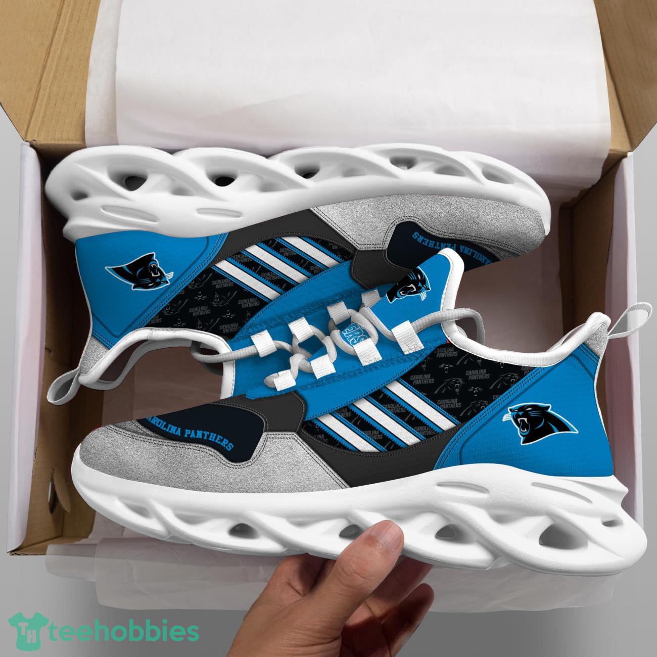 Carolina Panthers NFL Logo Sport Team Max Soul Shoes Clunky Running Sneakers Product Photo 2