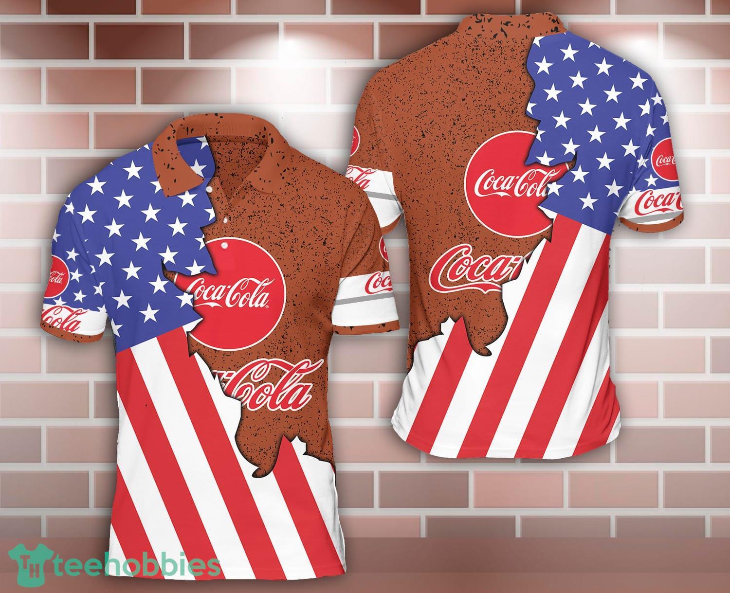 coca-cola 3D Sport Polo Shirt Nice Gift Product Photo 1