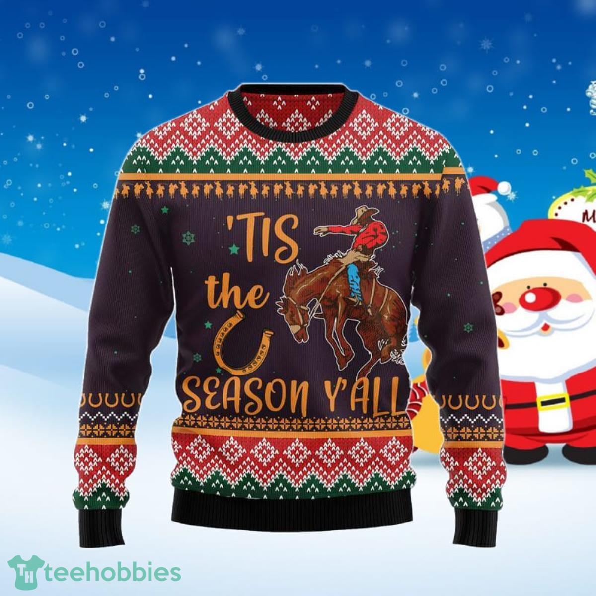 Cowboy Season Ugly Christmas Sweater Best Gift For Men And Women Product Photo 1