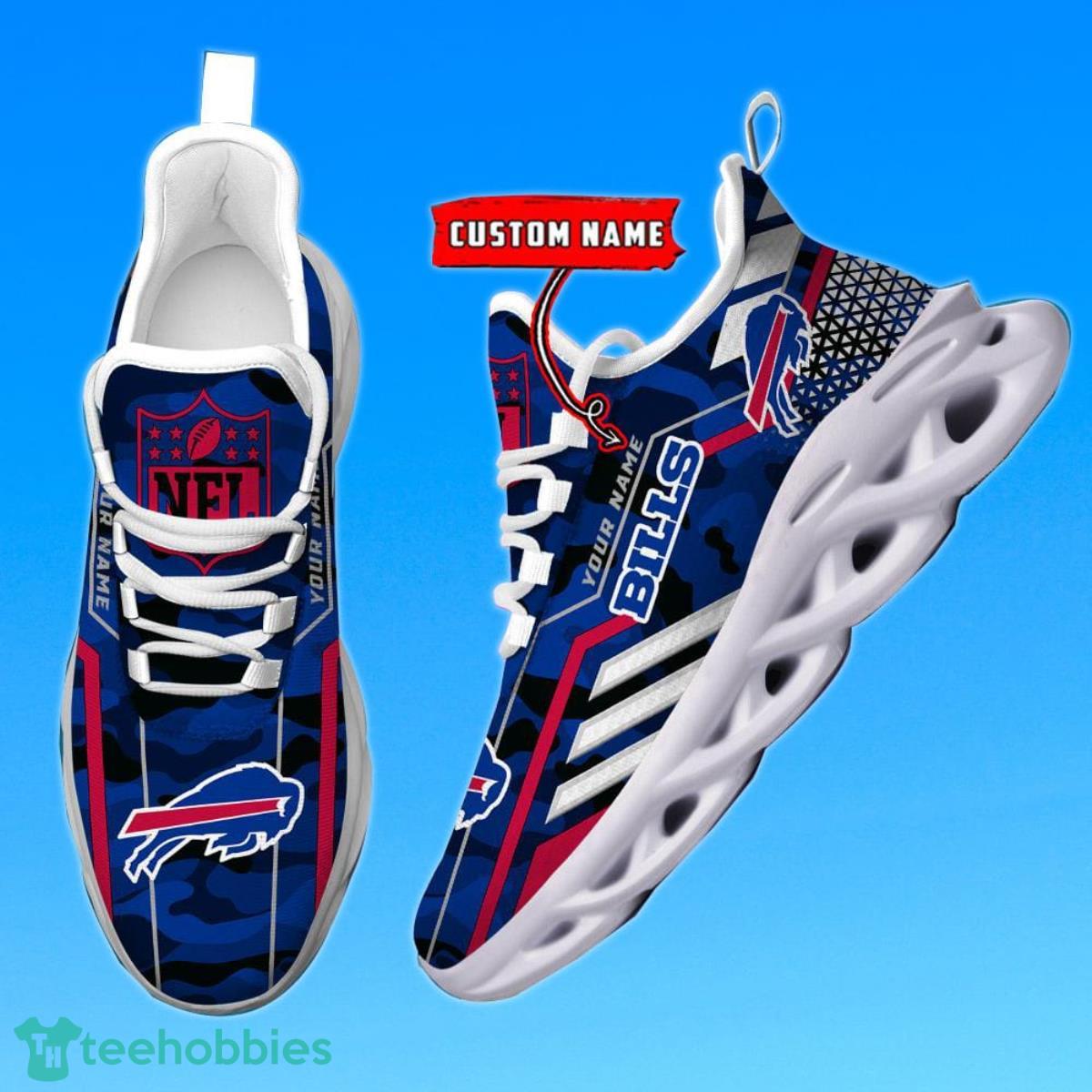 Buffalo Bills Custom Name Sneakers Max Soul Shoes Sport Shoes For Men And  Women - Freedomdesign