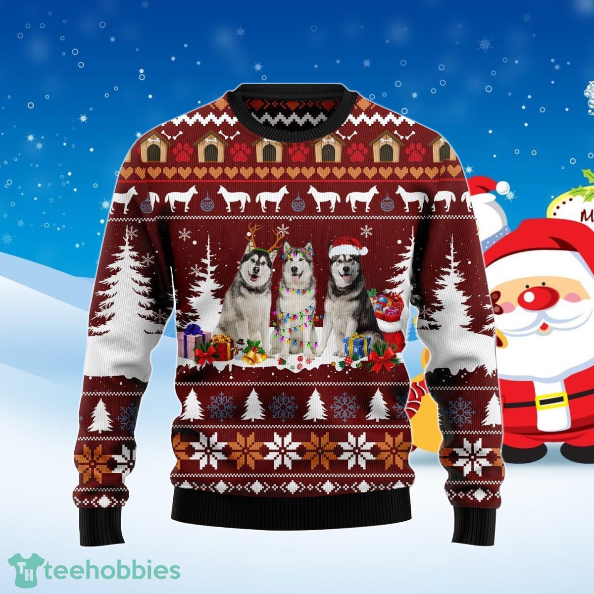 Cute Alaskan Ugly Christmas Sweater Best Gift For Men And Women Product Photo 1