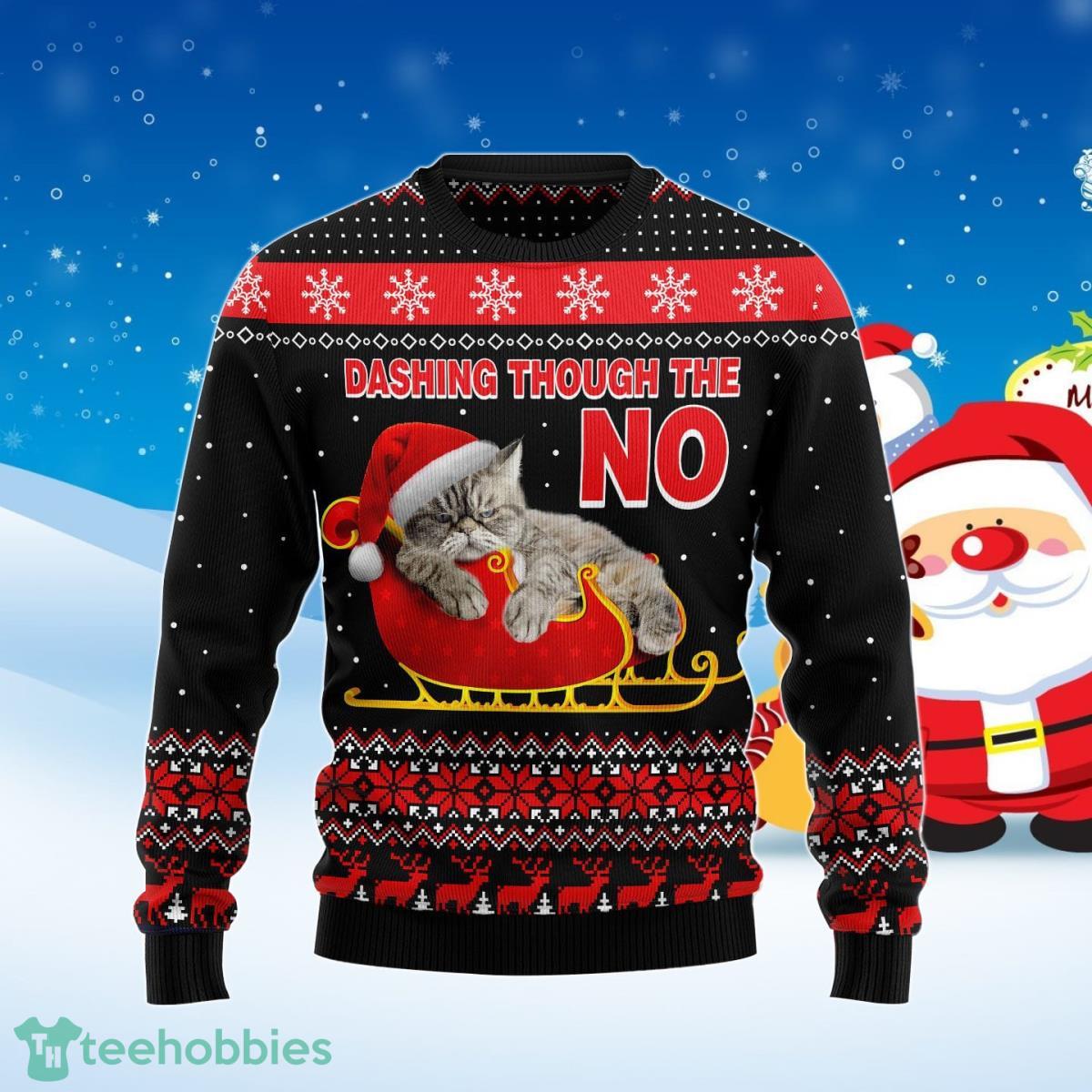 Dashing Through The No Ugly Christmas Sweater Style Gift For Men And Women Product Photo 1