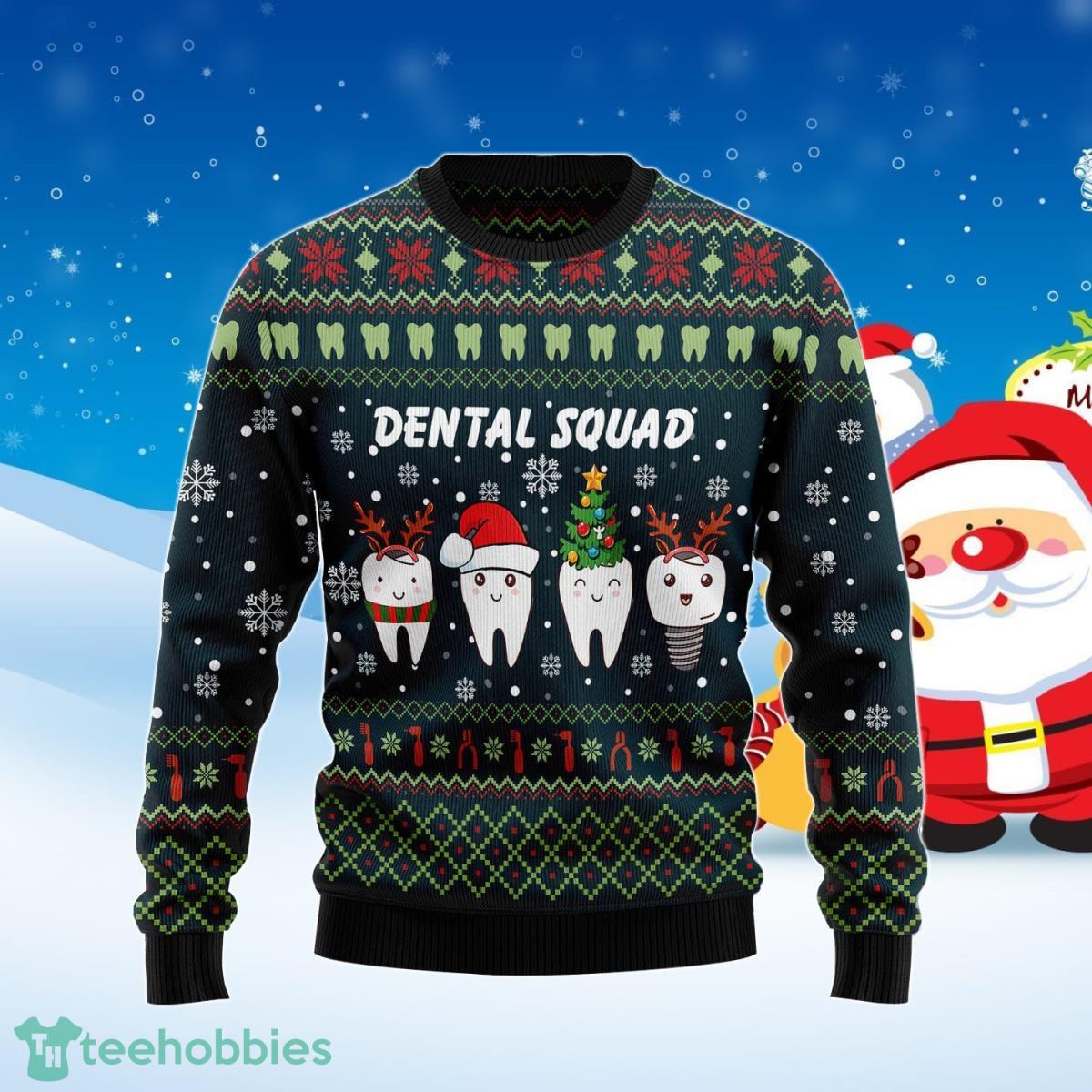 Dental Squad Ugly Christmas Sweater Best Gift For Men And Women Product Photo 1