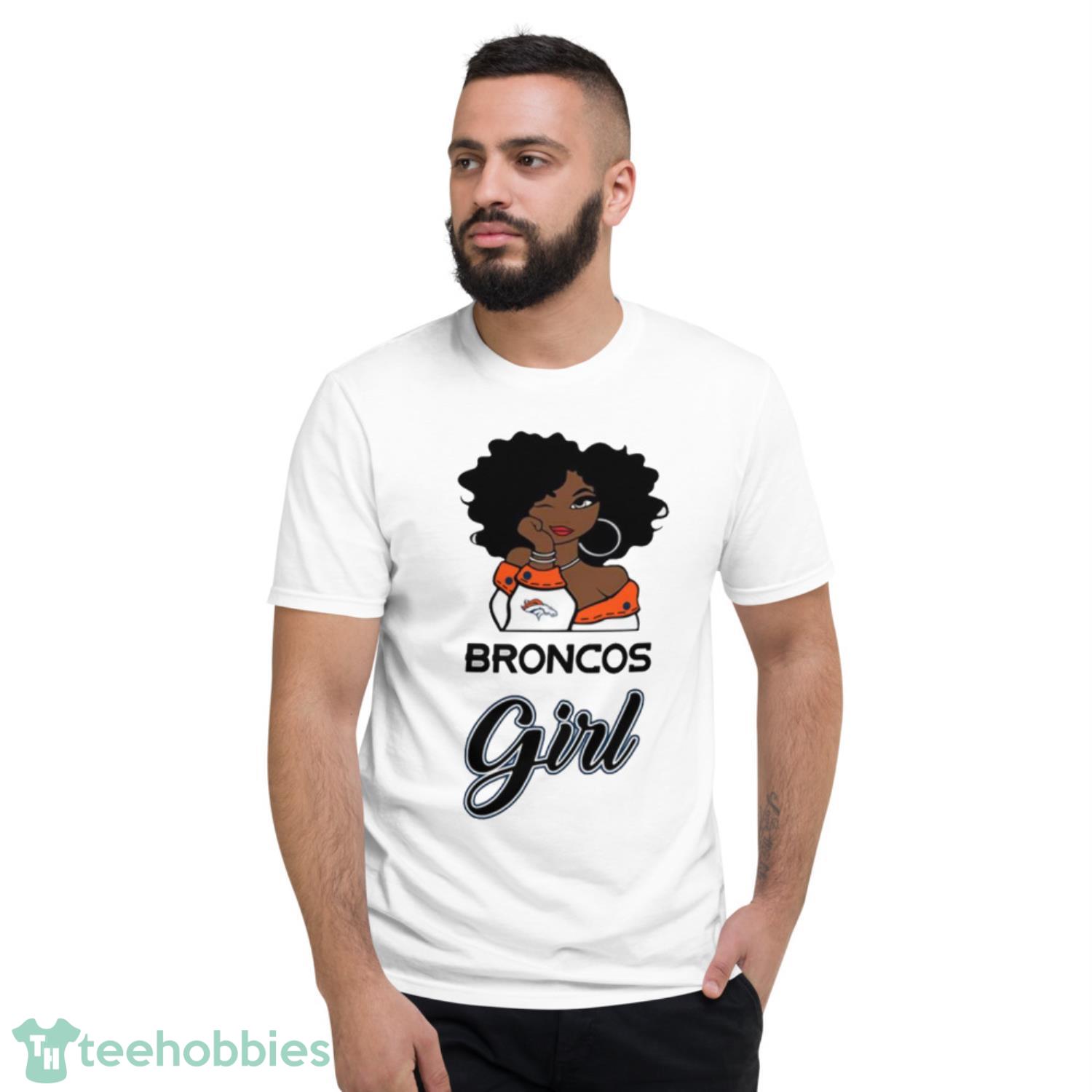 Denver Broncos Girl NFL T Shirt - Short Sleeve T-Shirt