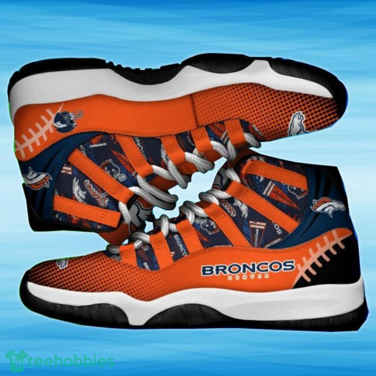 Denver Broncos NFL Air Jordan 11 Sneaker Product Photo 1