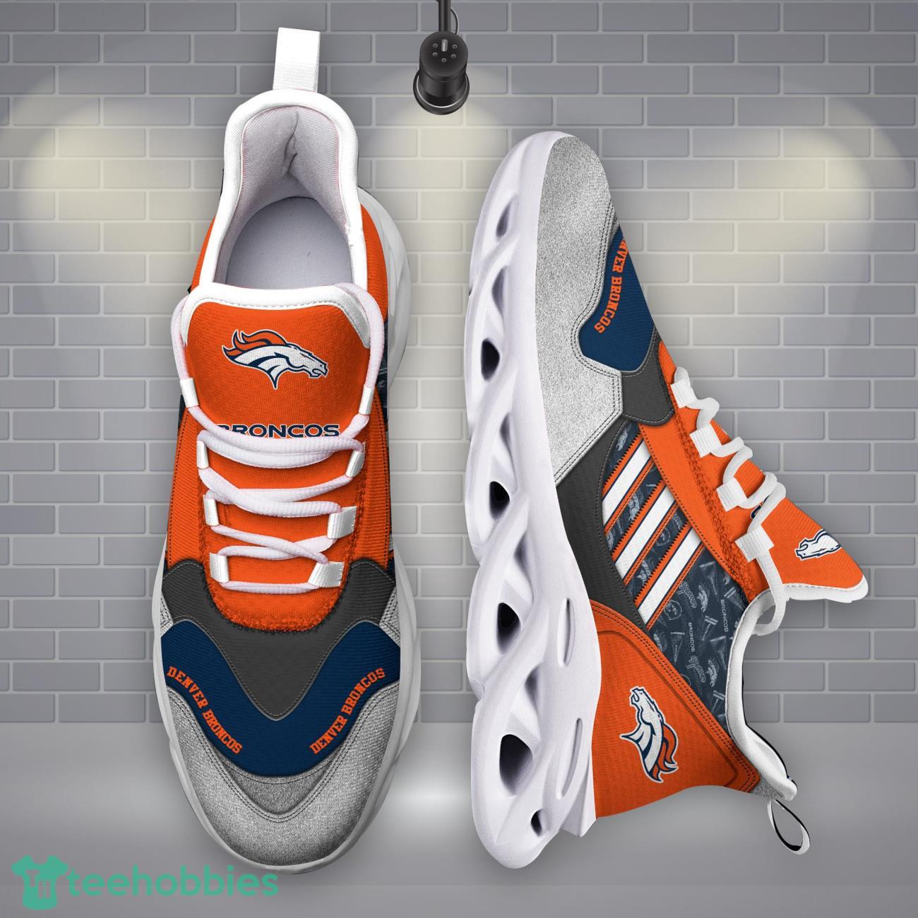 Denver Broncos NFL Logo Sport Team Max Soul Shoes Clunky Running Sneakers Product Photo 1