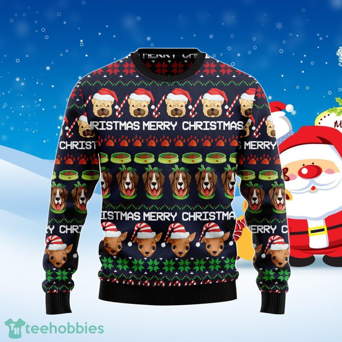 Dog Cute Ugly Christmas Sweater Style Gift For Men And Women Product Photo 1
