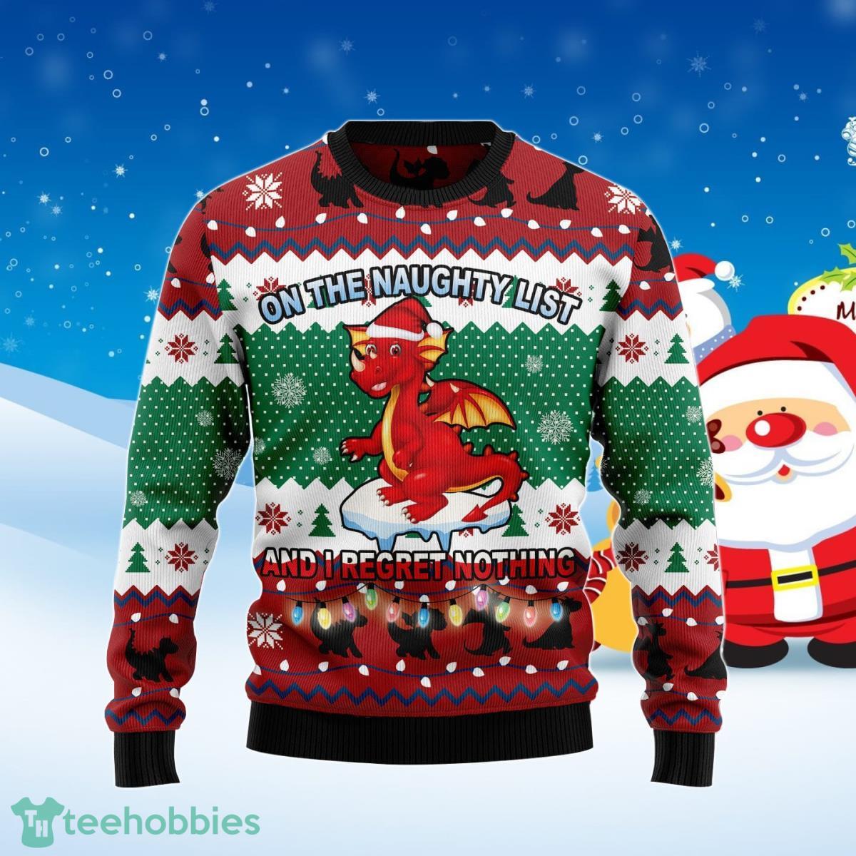 Dragon Ugly Christmas Sweater Best Gift For Men And Women Product Photo 1