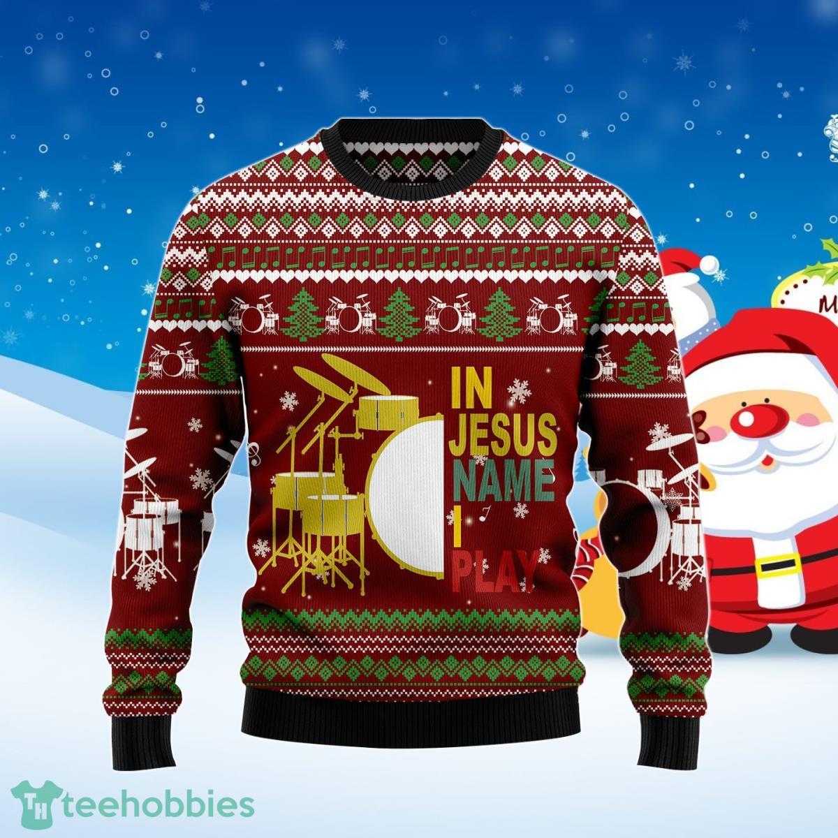 Drum I Play Ugly Christmas Sweater Best Gift For Men And Women Product Photo 1