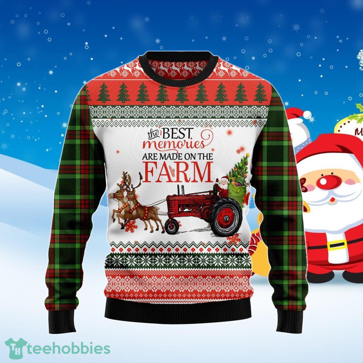 Farm Best Memories Ugly Christmas Sweater Best Gift For Men And Women Product Photo 1