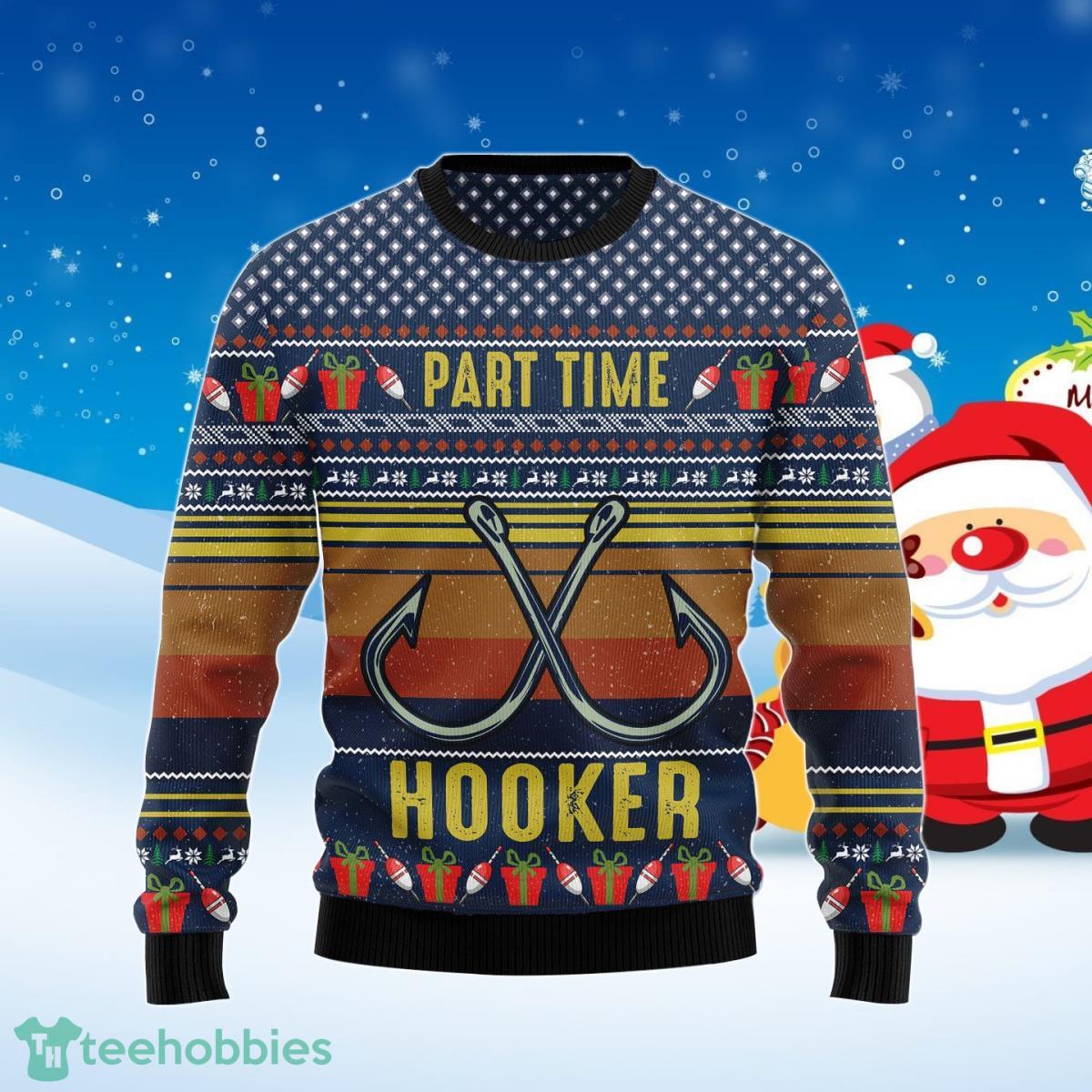 Fishing Ugly Christmas Sweater Best Gift Product Photo 1