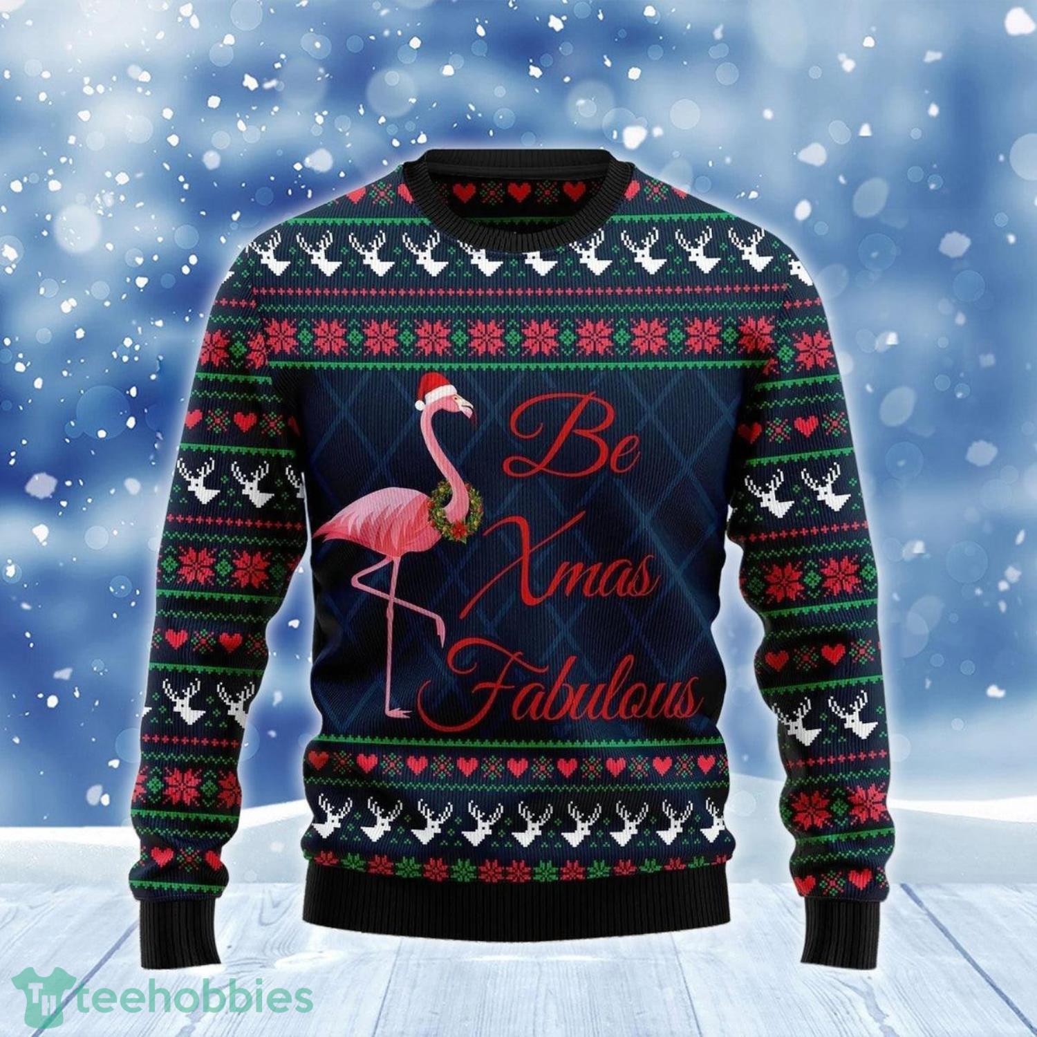 Flamingo Be Xmas Fabulous Ugly Sweater Christmas Gift For Men And Women Product Photo 1