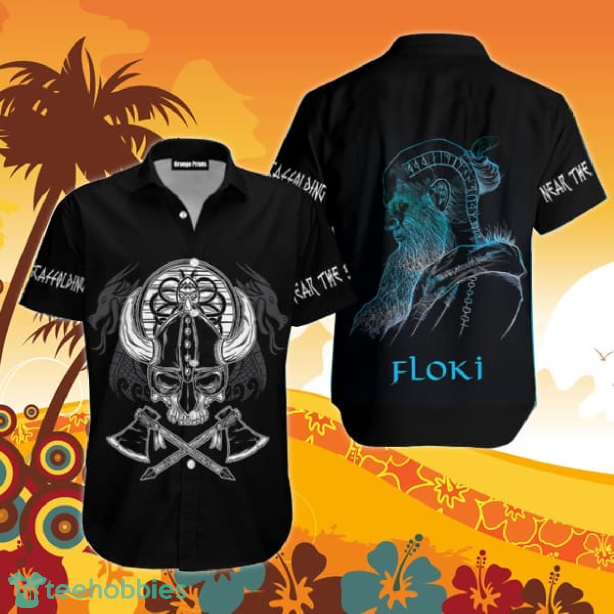 Floki Skull Viking Hawaiian Shirt For Men And Women Product Photo 1