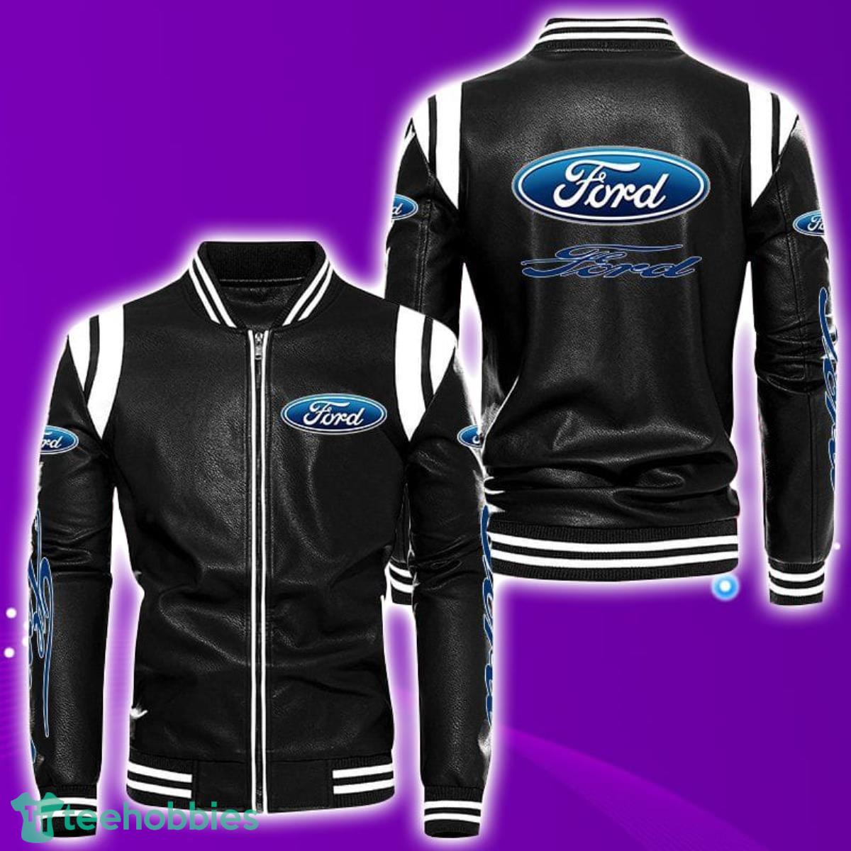 ford racing leather jacket