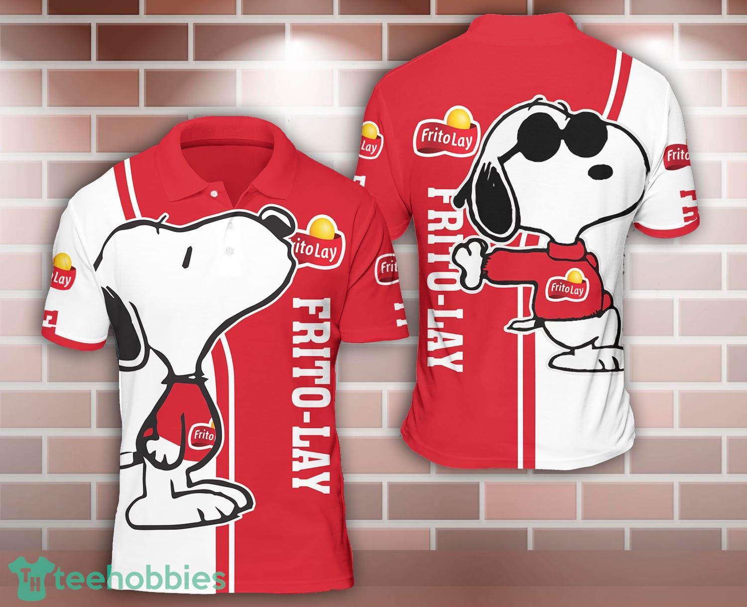 frito-lay Snoopy Kiss 3D Polo Shirt For Sport Lover Product Photo 1