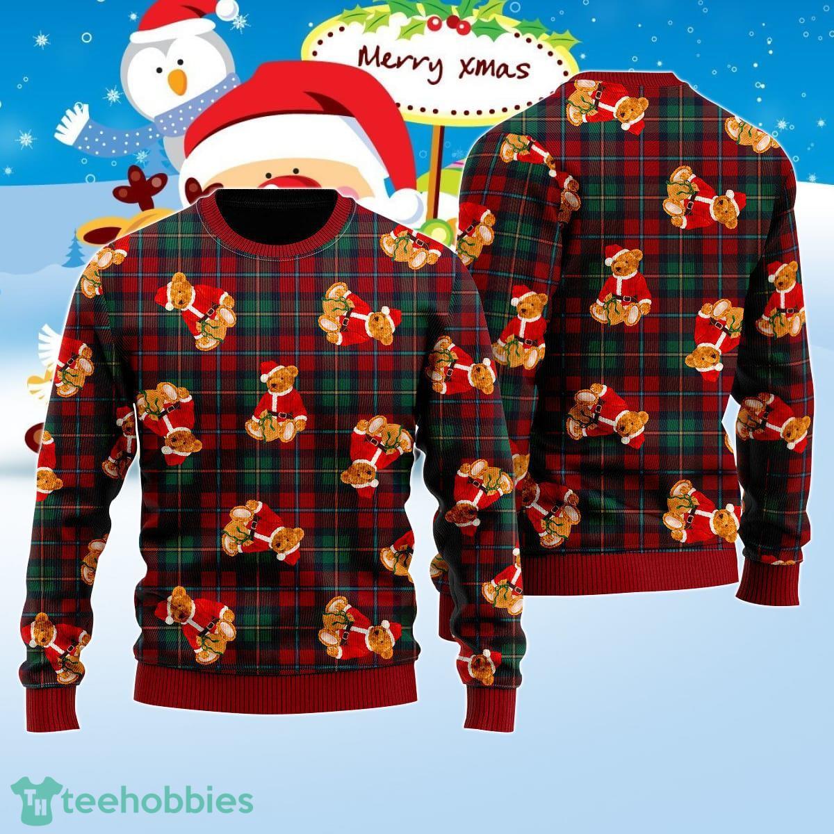Funny Bear Ugly Christmas Sweater Best Gift For Men And Women Product Photo 1