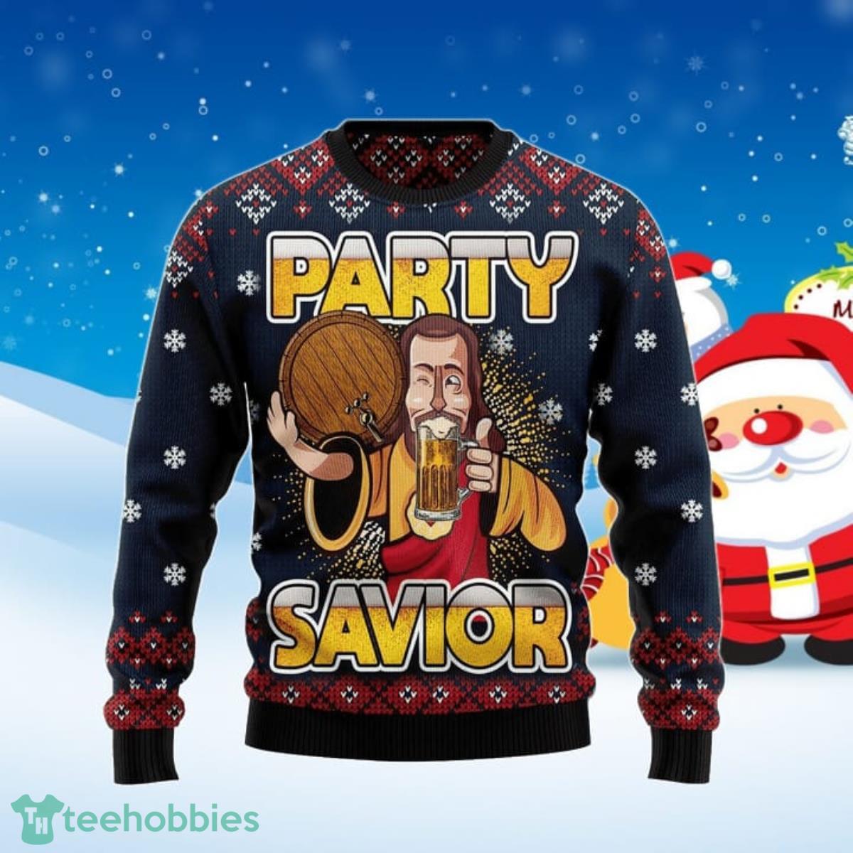 Funny Jesus Party Ugly Christmas Sweater Best Gift For Men And Women Product Photo 1