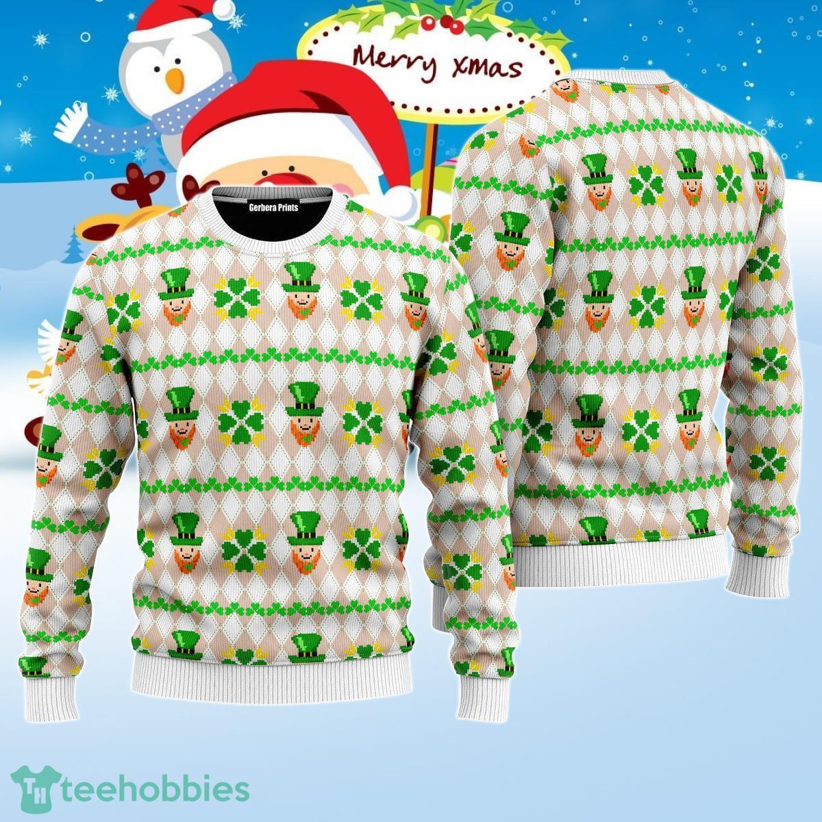 Funny Patricks Day Ugly Christmas Sweater Best Gift For Men And Women Product Photo 1