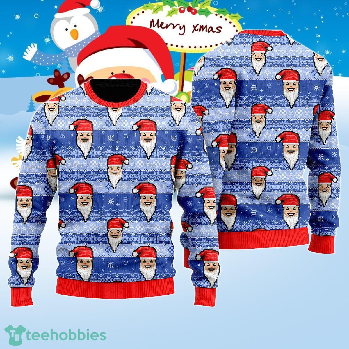 Funny Santa In Snow Ugly Christmas Sweater Best Gift For Men And Women Product Photo 1