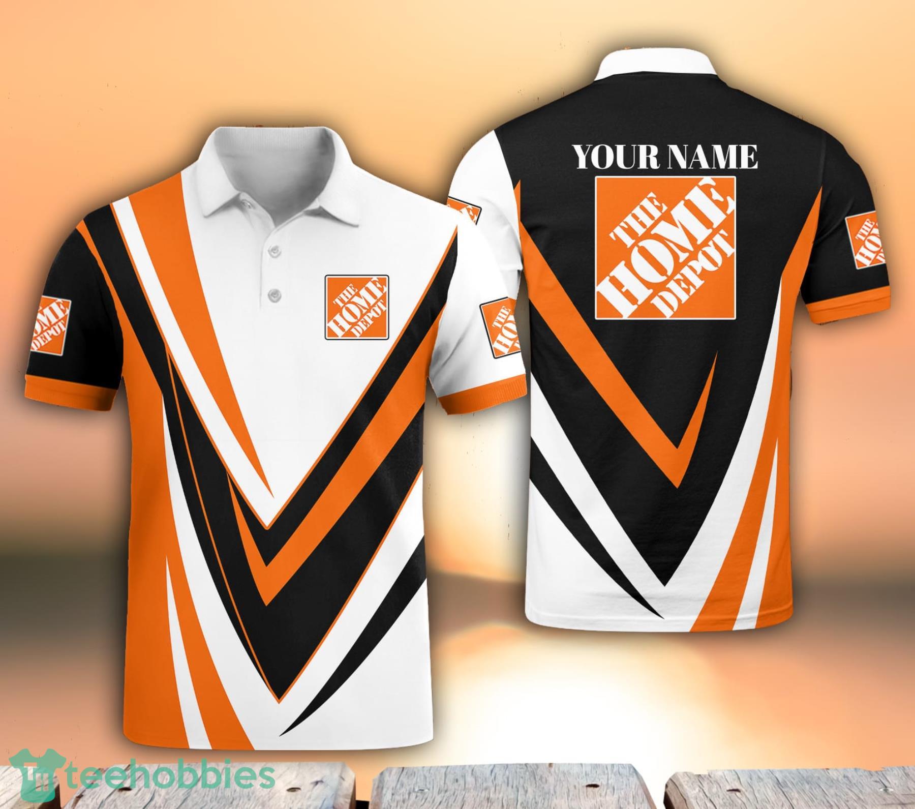 Home Depot 3D Personalized Name Sport Gift Polo Shirt Product Photo 1