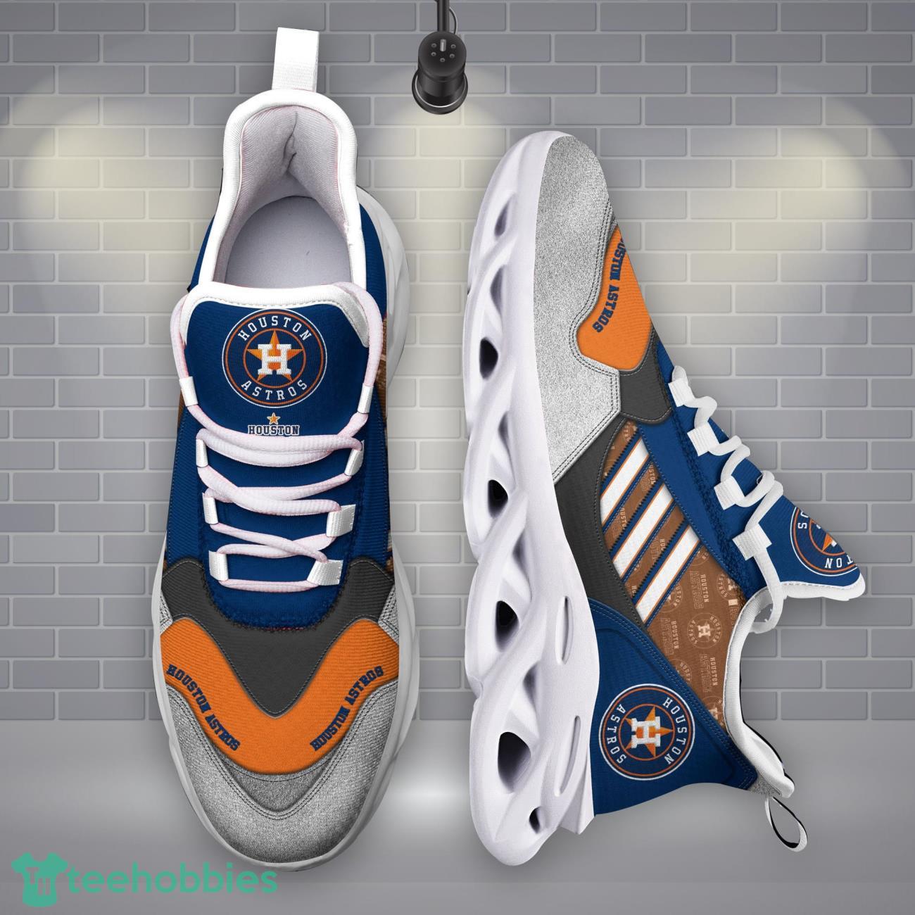 Houston Astros MLB Logo Sport Team Max Soul Shoes Clunky Running Sneakers Product Photo 1