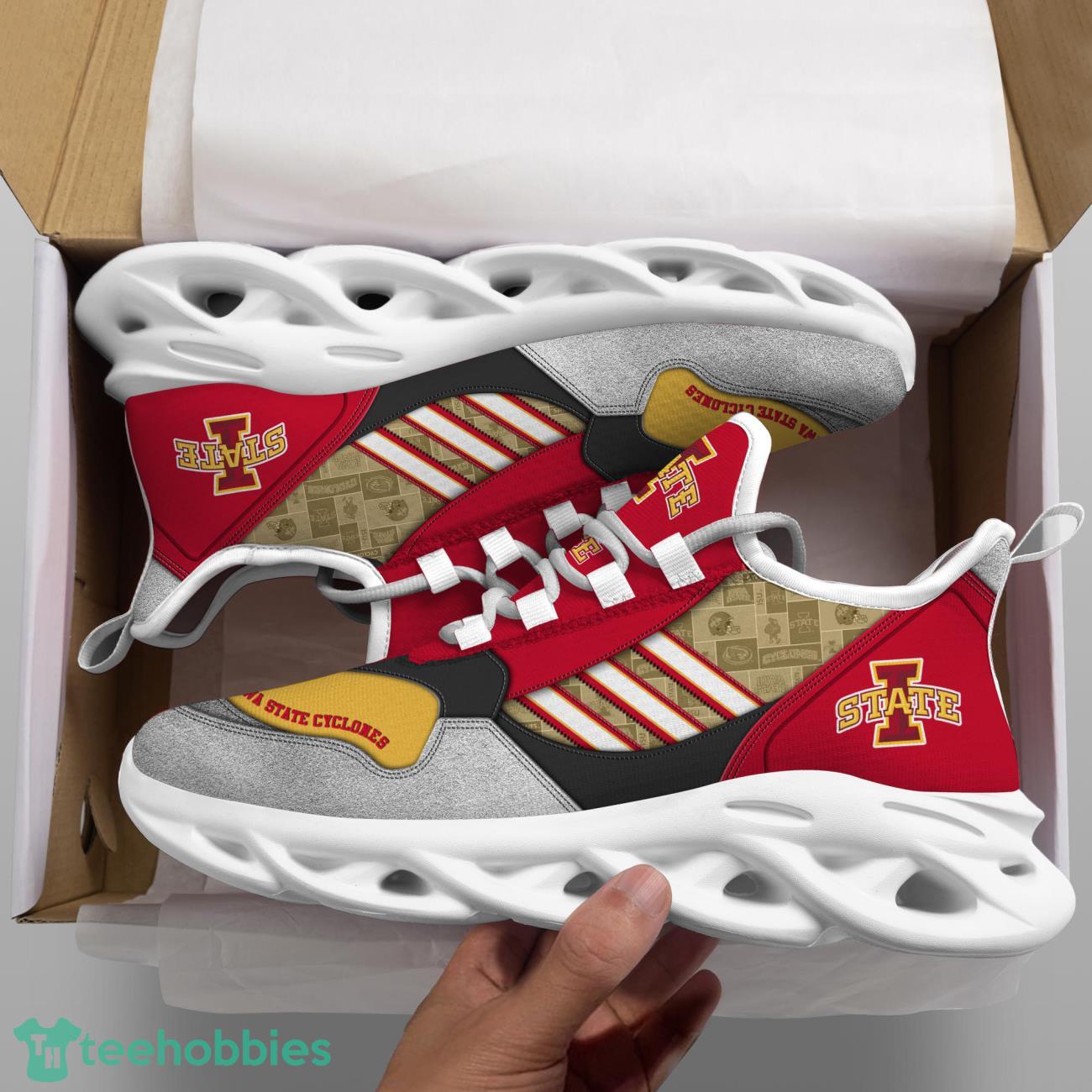 Iowa State Cyclones NCAA2 Logo Sport Team Max Soul Shoes Clunky Running Sneakers Product Photo 2