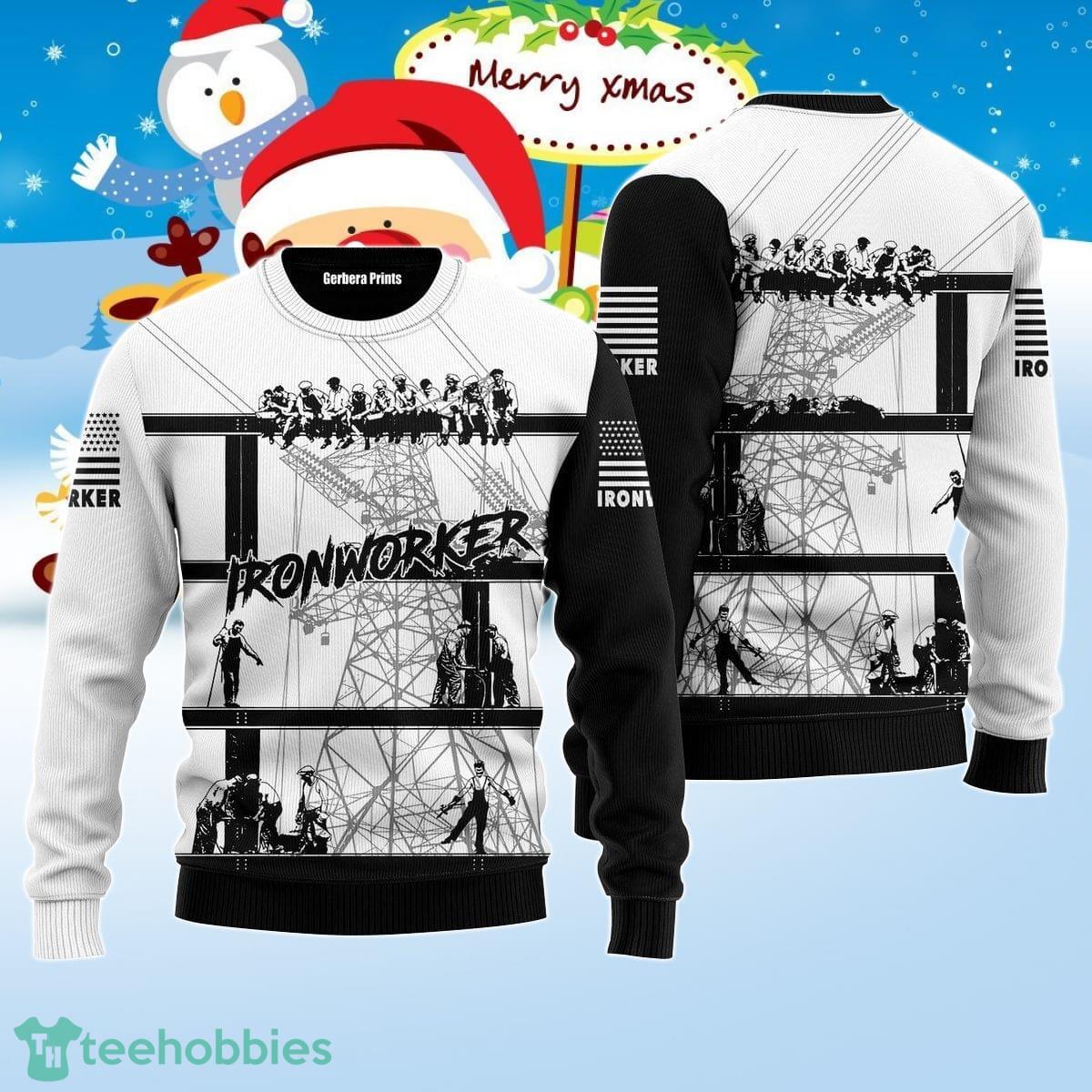 Ironworkers Ugly Christmas Sweater Best Gift For Men And Women Product Photo 1 Ironworkers Ugly Christmas Sweater Best Gift For Men And Women Product Photo 1