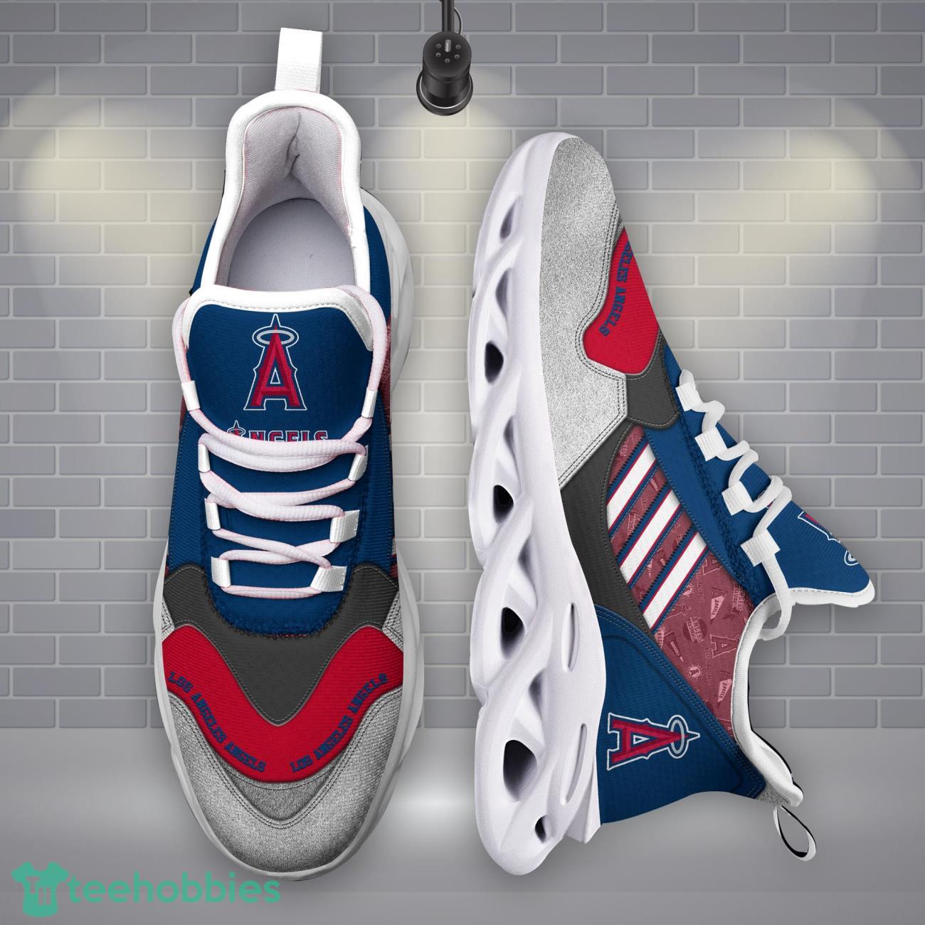 Los Angeles Angels MLB Logo Sport Team Max Soul Shoes Clunky Running Sneakers Product Photo 1