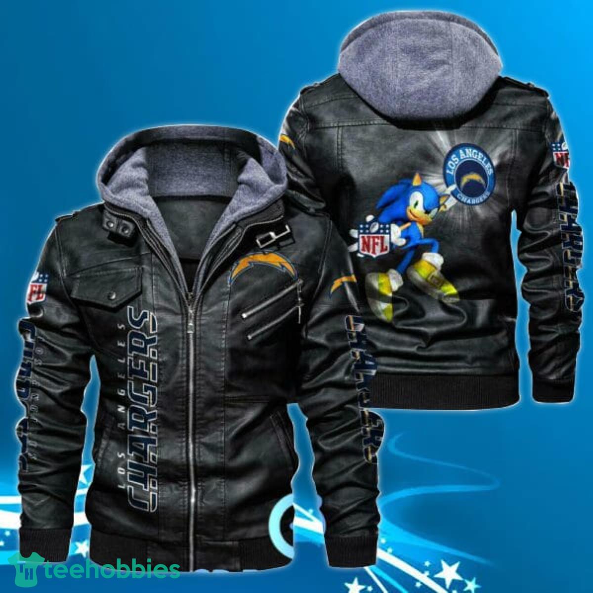Los Angeles Chargers NFL Leather Jacket Impressive Gift Product Photo 1