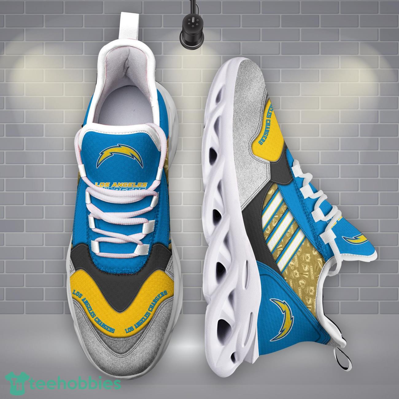 Los Angeles Chargers NFL Logo Sport Team Max Soul Shoes Clunky Running Sneakers Product Photo 1