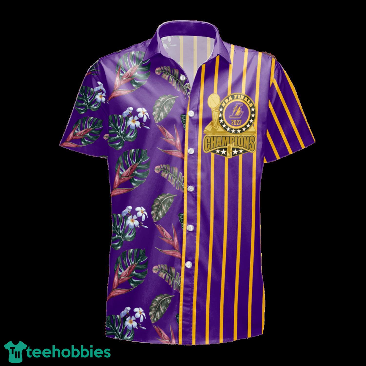 Los Angeles Lakers Nba Hawaiian Shirt & Short