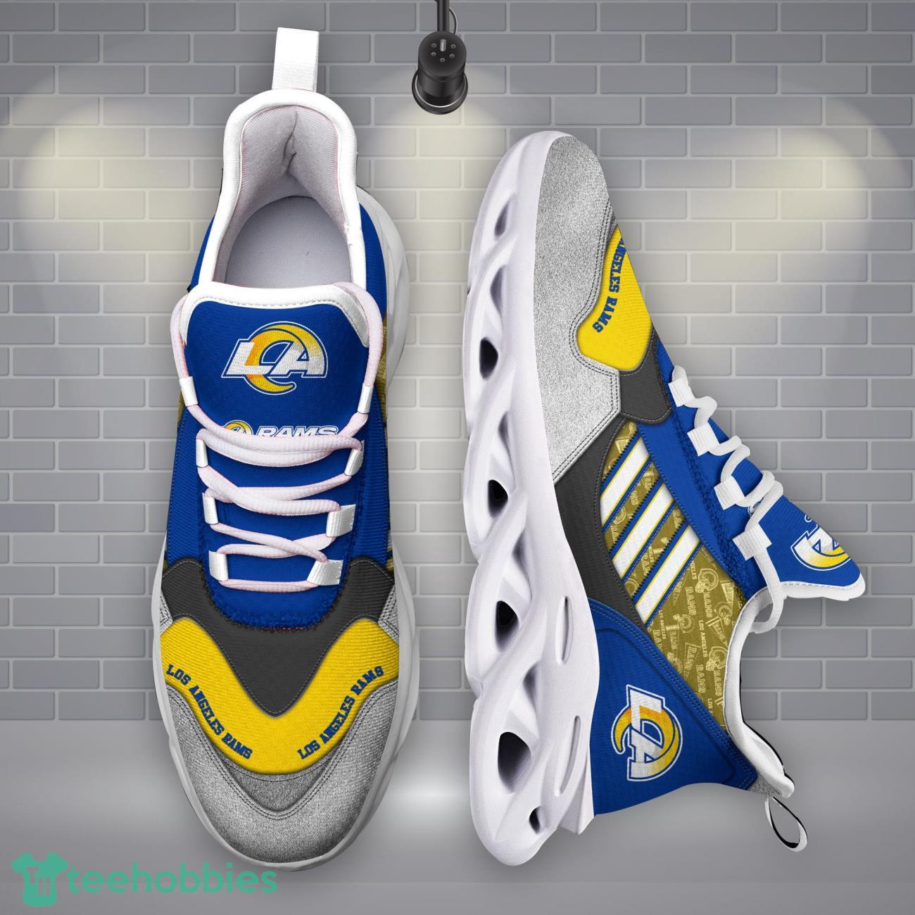 Los Angeles Rams NFL Logo Sport Team Max Soul Shoes Clunky Running Sneakers Product Photo 1