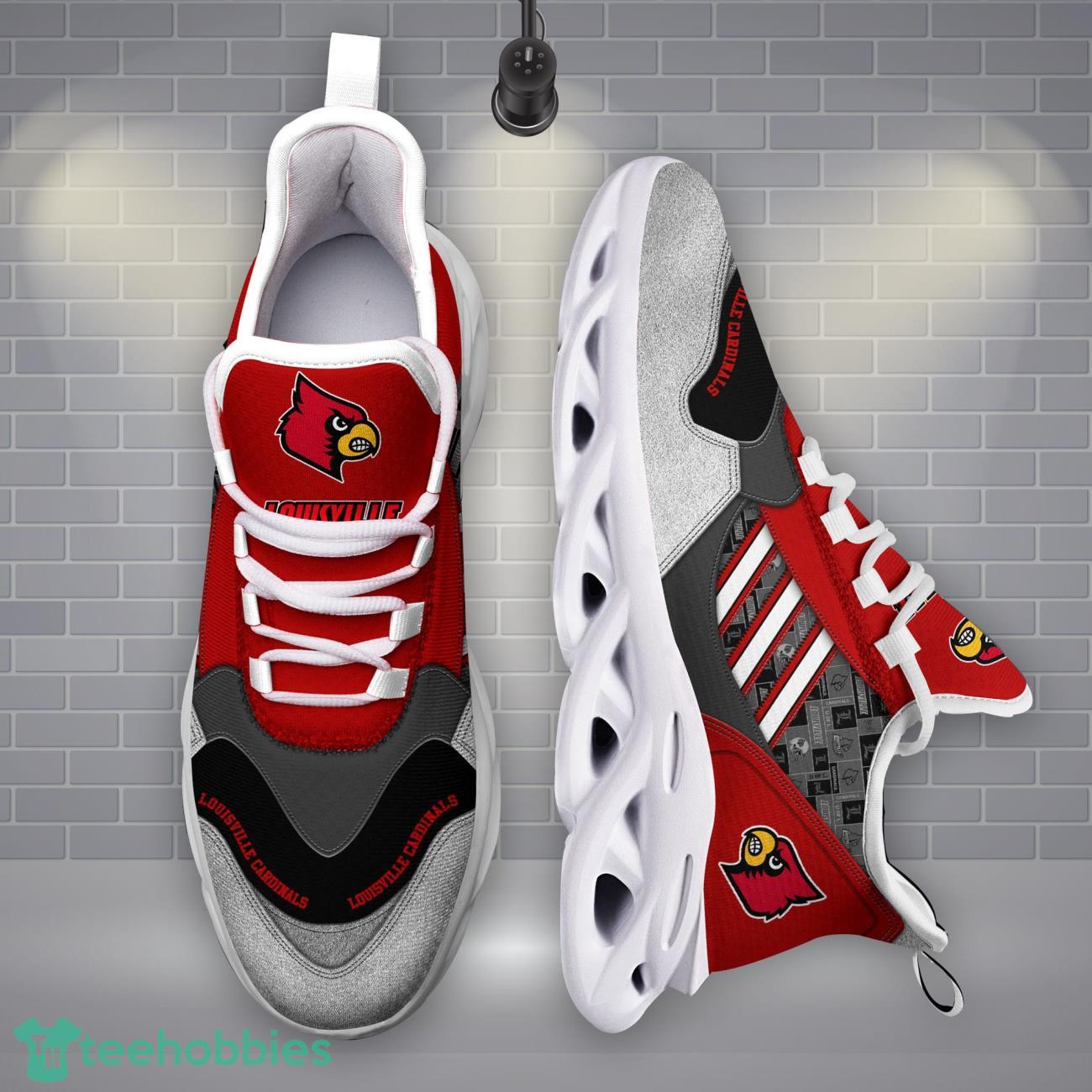 Louisville Cardinals NCAA2 Logo Sport Team Max Soul Shoes Clunky Running Sneakers Product Photo 1
